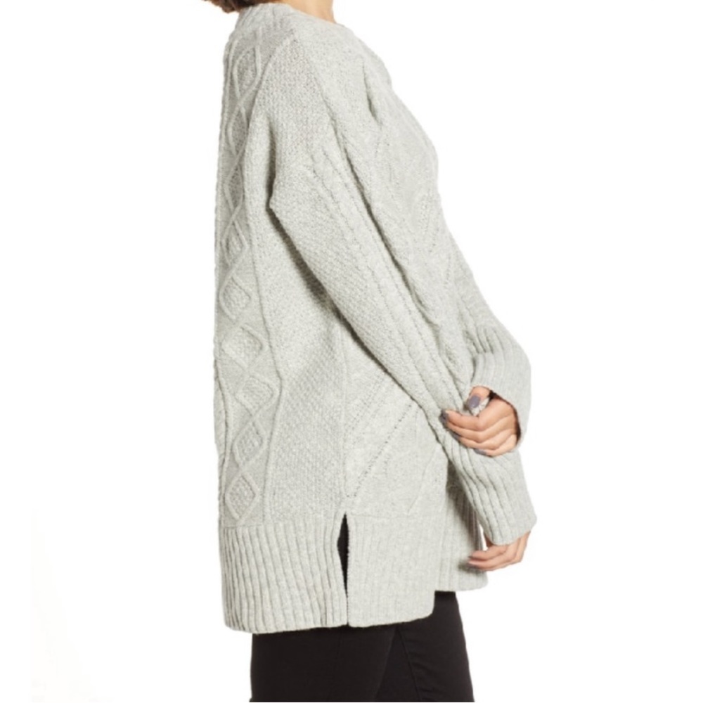 J.Crew Patchwork Oversize Tunic Sweater - image 3